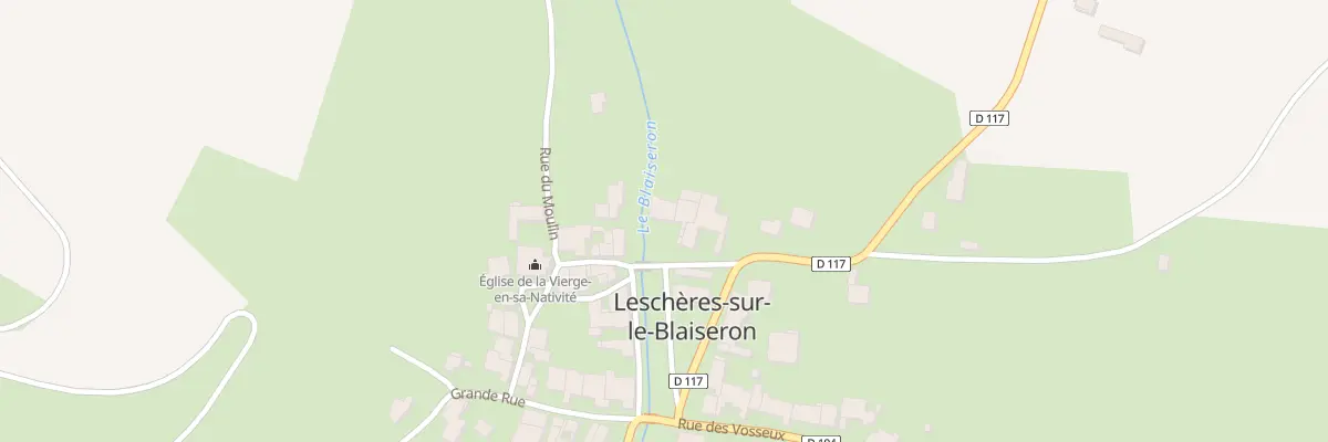 Plan du 1 Rte de Flammerecourt à Leschères-sur-le-Blaiseron
