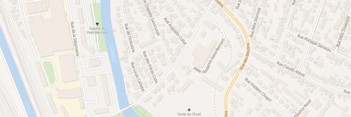 Plan du 24 Rue des Rotondes à Dijon