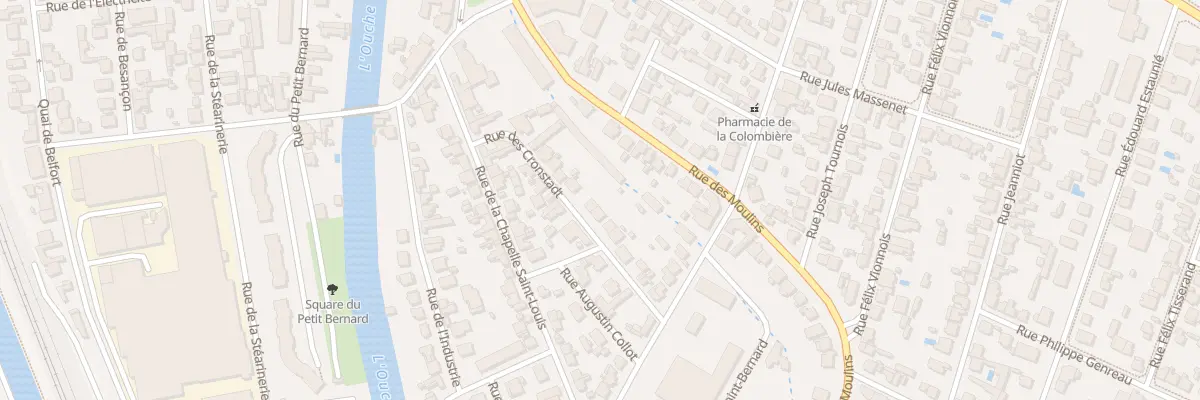 Plan du 13 Rue de Cronstadt à Dijon