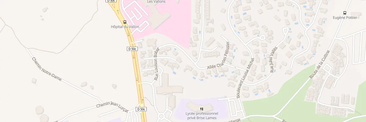 Plan du 7 All François Cevert à Martigues