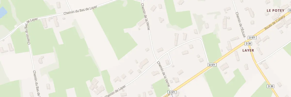 Plan du 165 Che de la Verne à Jouvençon