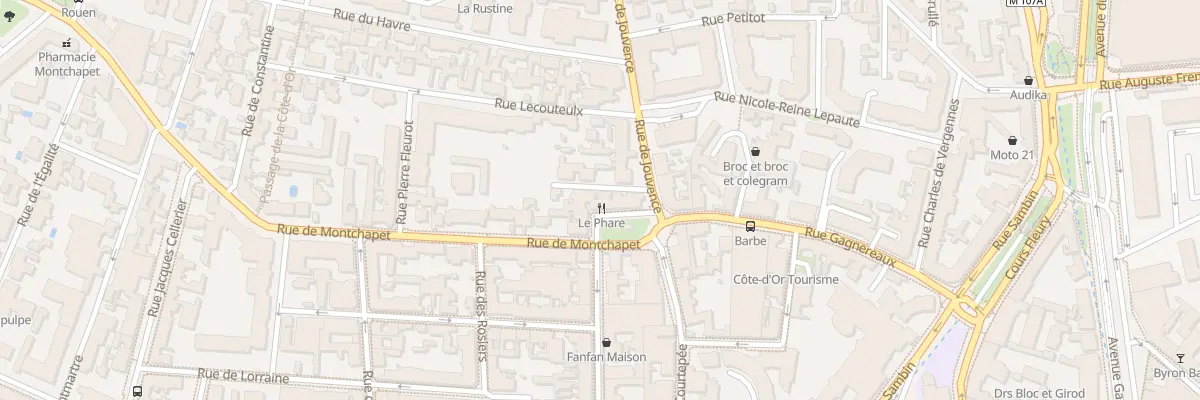 Plan du 6 Pl Barbe à Dijon