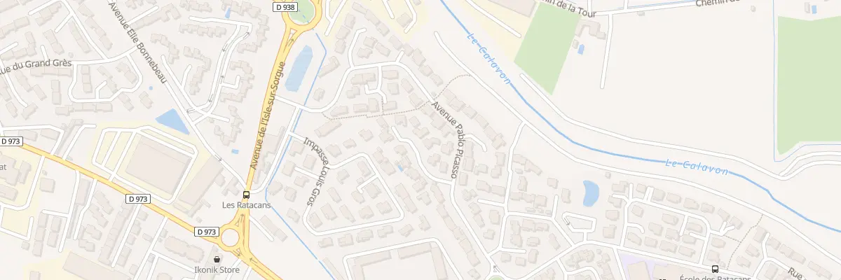 Plan du 92 Rue René Seyssaud à Cavaillon