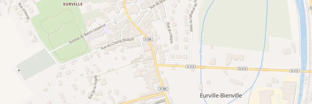 Plan du 143 Grande Rue d’Eurville à Eurville-Bienville