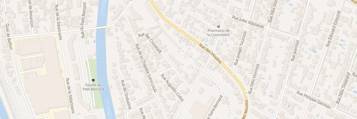 Plan du 17 Rue de Cronstadt à Dijon