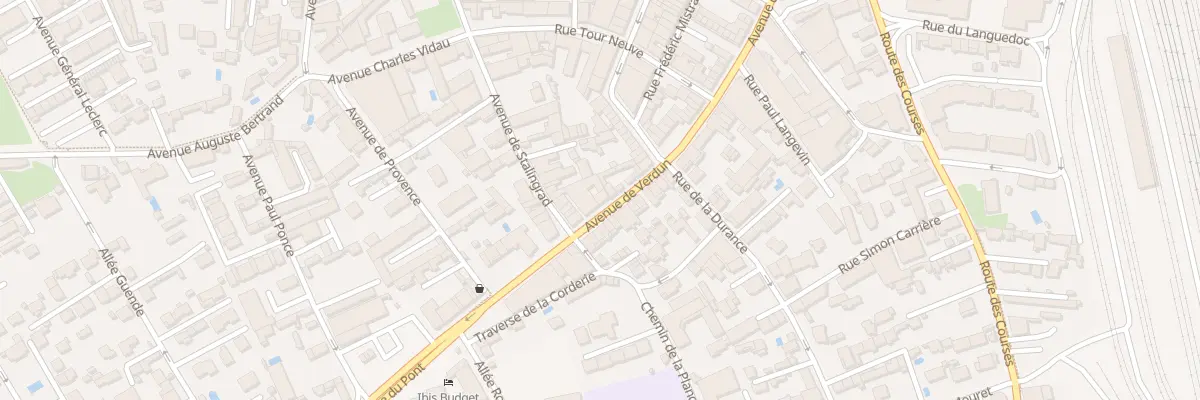 Plan du 360 Av de Verdun à Cavaillon