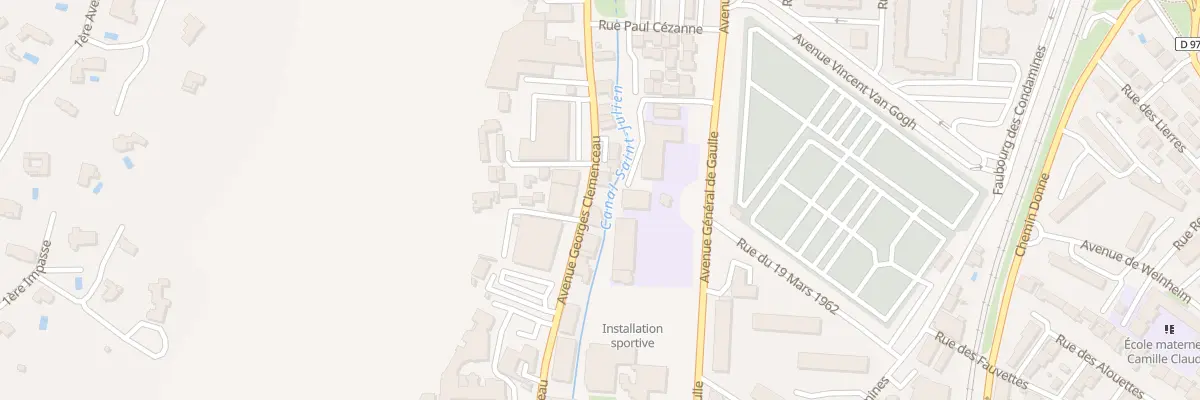 Plan du 312 Av Georges Clémenceau à Cavaillon