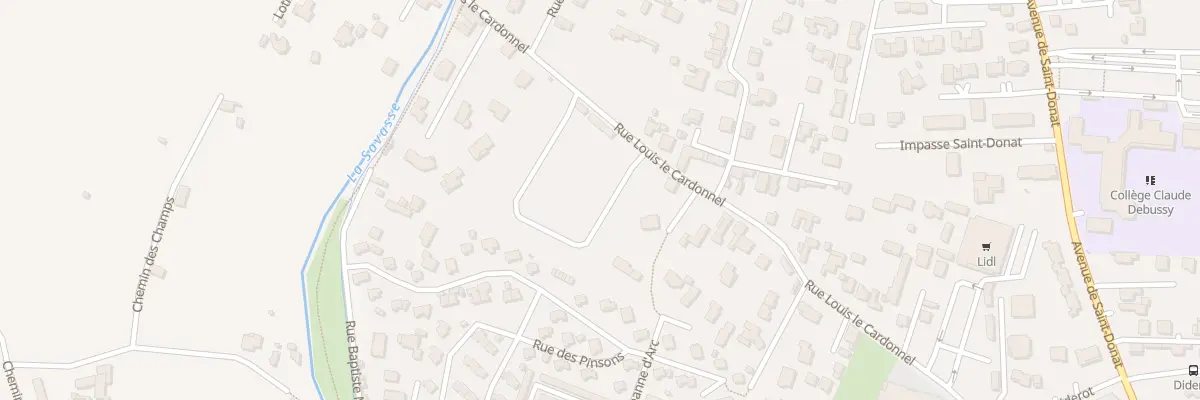 Plan du 53E Rue Louis le Cardonnel à Romans-sur-Isère