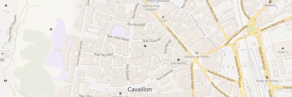 Plan du 2 Rue Hebraique à Cavaillon