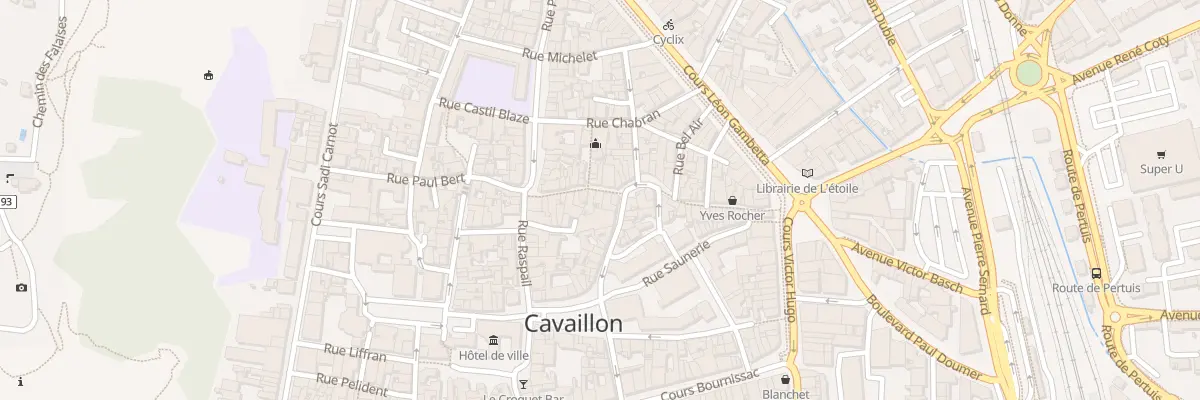 Plan du 66 Rue de la République à Cavaillon