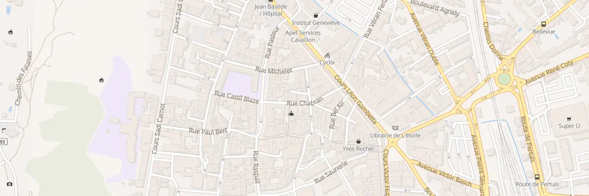 Plan du 51 Rue Chabran à Cavaillon