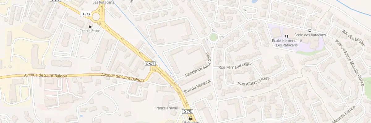 Plan du 4 Res Saint Gilles à Cavaillon