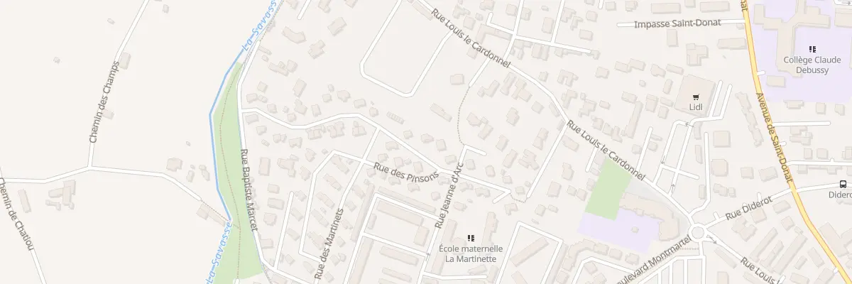 Plan du 14 Rue des Chardonnerets à Romans-sur-Isère
