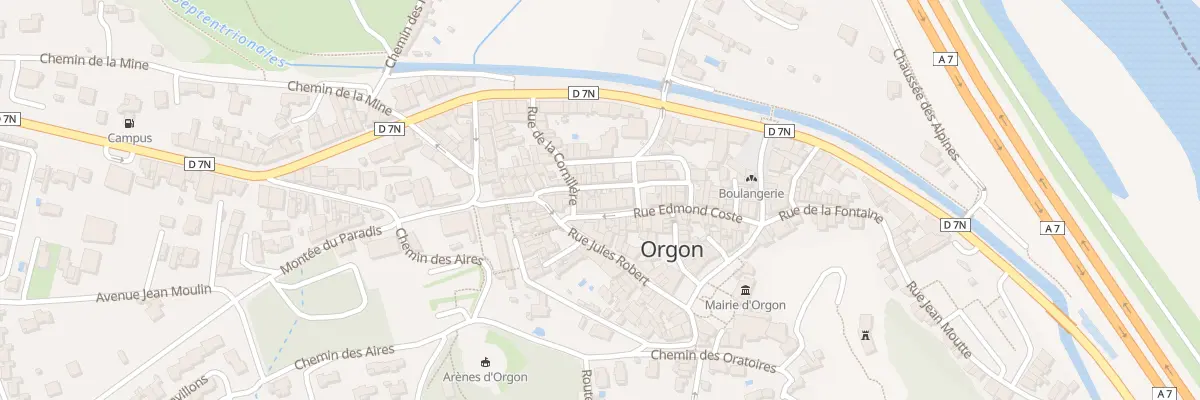 Plan du 9 Rue Edmond Coste à Orgon
