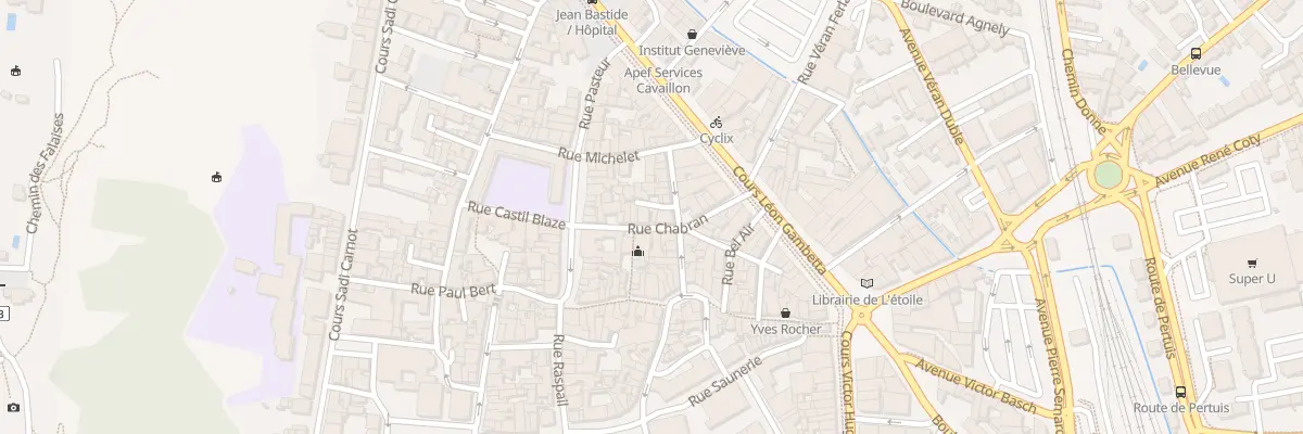 Plan du 15 Rue Chabran à Cavaillon
