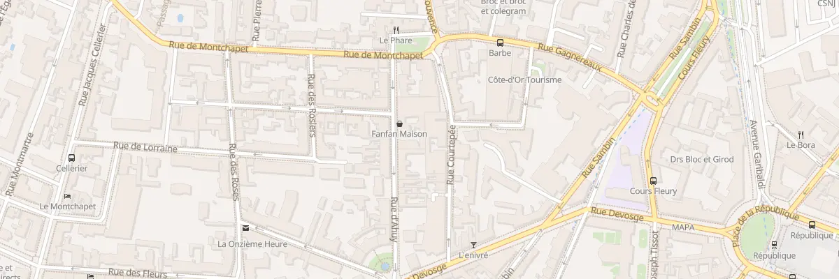 Plan du 24B Rue d’Ahuy à Dijon