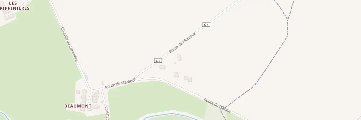 Plan du 4 Rte de Marlieux à La Chapelle-du-Châtelard