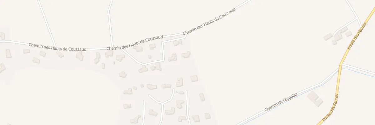 Plan du 2 Lot Les Hauts de Coussaud à Alixan