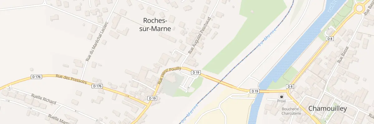 Plan du 2 Rue Auguste Peschaud à Roches-sur-Marne