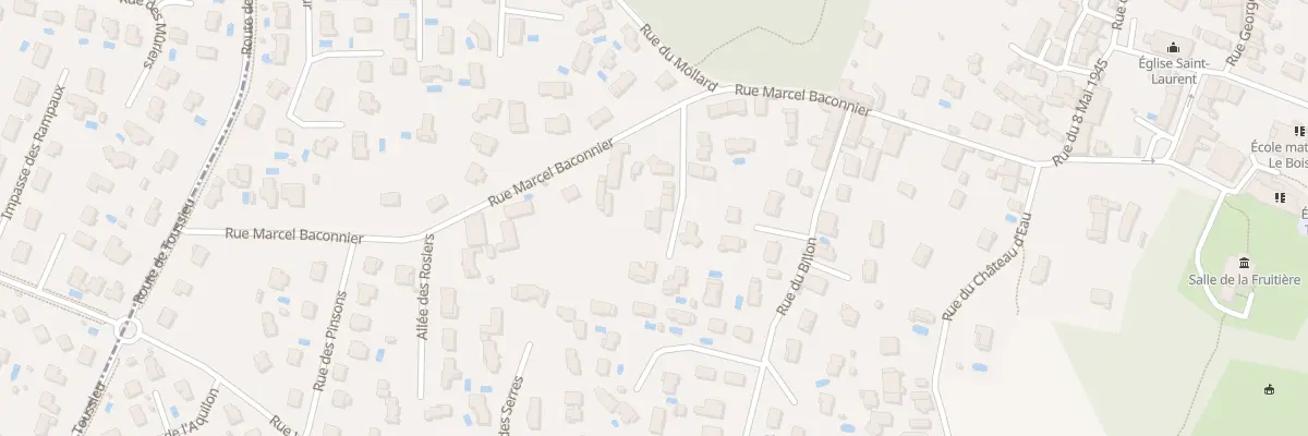 Plan du 8 Imp des Paquerettes à Saint-Laurent-de-Mure