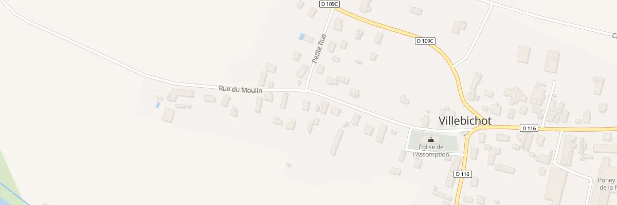 Plan du 12 Rue de l’Eglise à Villebichot