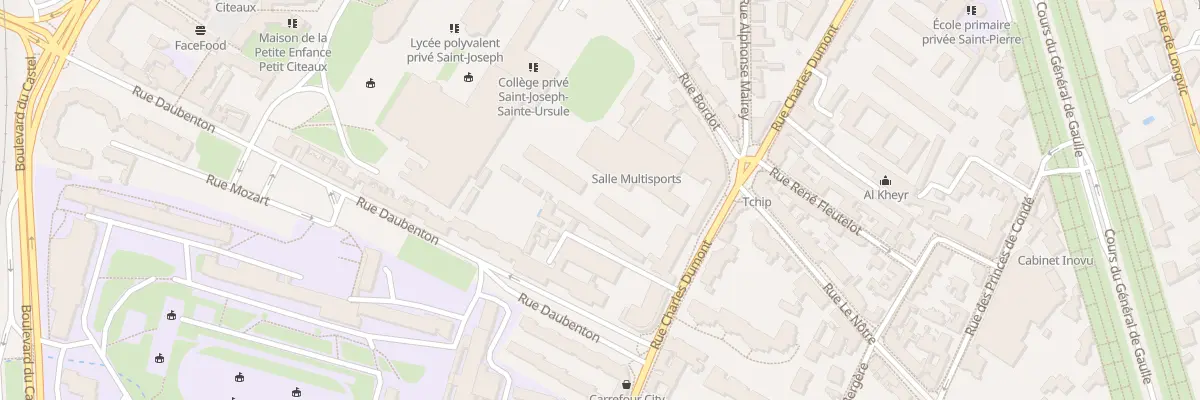 Plan du 40 Rue Charles Dumont à Dijon