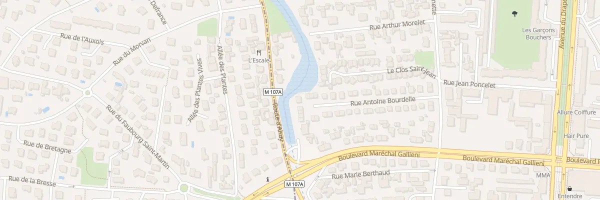Plan du 36 Rue Antoine Bourdelle à Dijon