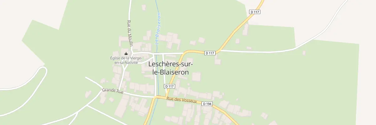 Plan du 8 Pl de la Mairie à Leschères-sur-le-Blaiseron