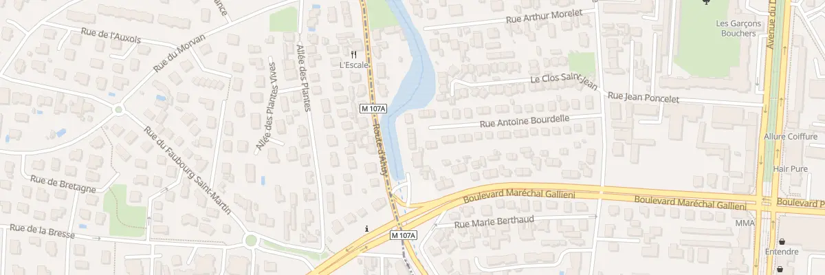 Plan du 41 Rue Antoine Bourdelle à Dijon