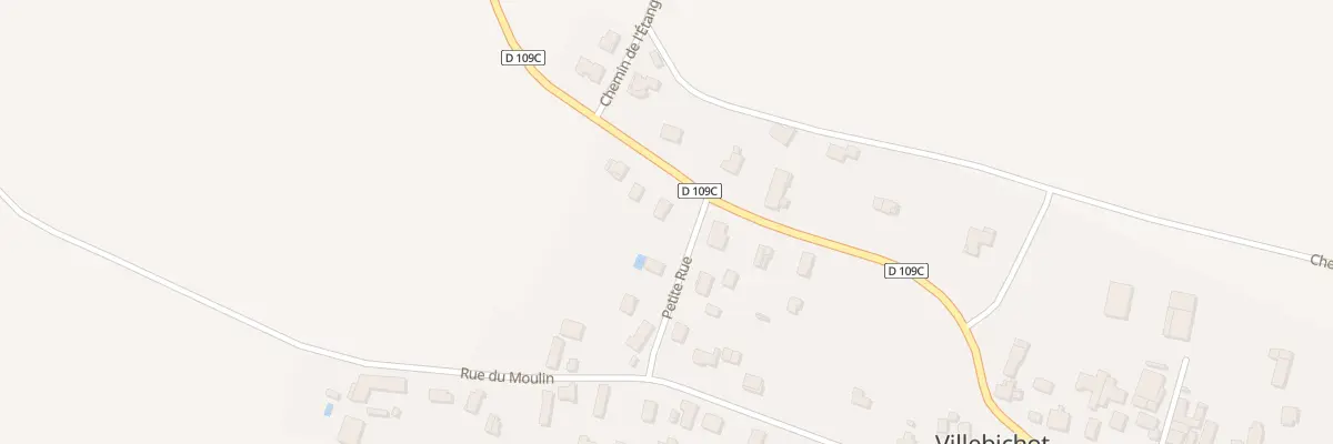 Plan du 10 Rue Saint Bernard à Villebichot