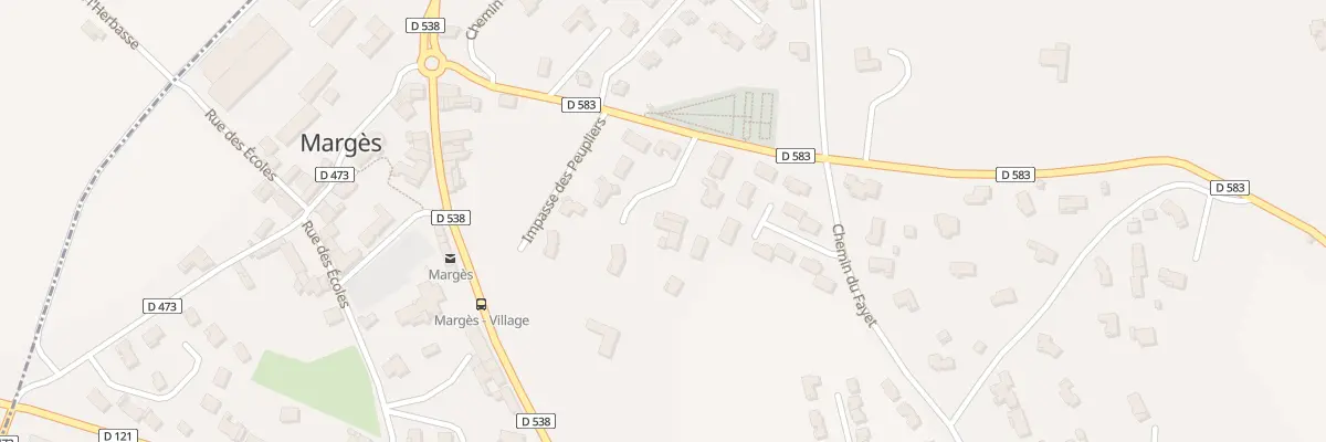 Plan du 55 Imp des Cypres à Margès
