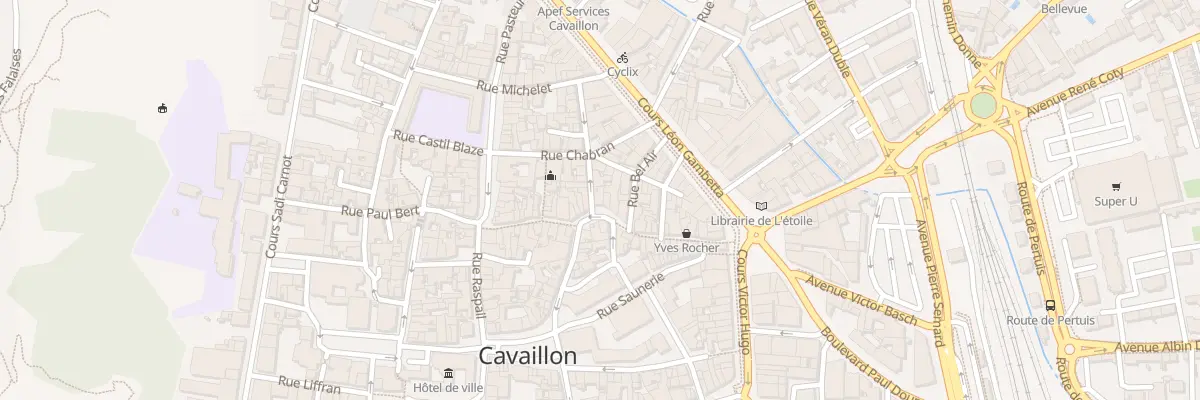 Plan du 10 Rue J Jacques Rousseau à Cavaillon