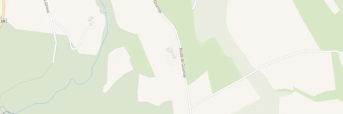 Plan du 1250 Rte de Gournay à Hauterives