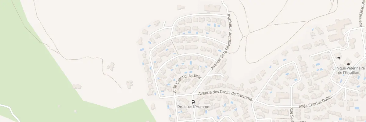Plan du 10 All Olympe de Gouges à Martigues
