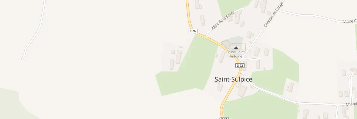 Plan du 151 Rte de la Mairie à Saint-Sulpice