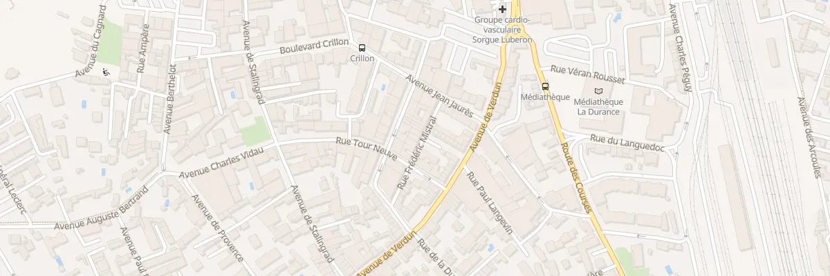 Plan du 52 Rue Frédéric Mistral à Cavaillon