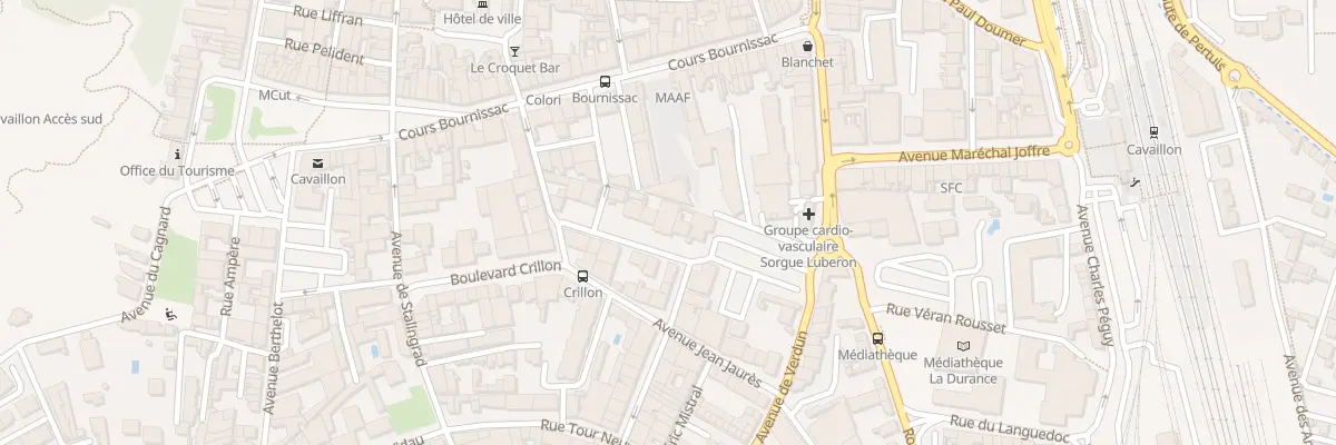 Plan du 87 Rue Prof Edmond Henry à Cavaillon