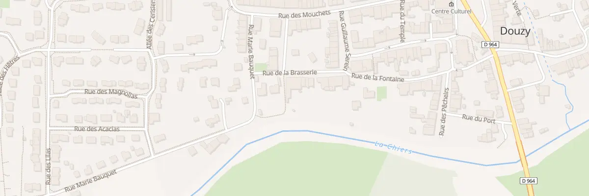 Plan du 10 Rue de la Brasserie à Douzy