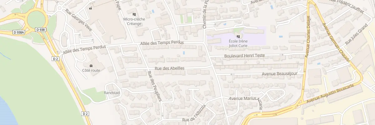 Plan du 64 Rue des Abeilles à Cavaillon