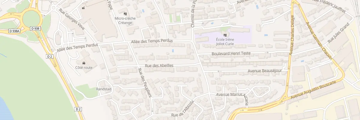 Plan du 54 Rue des Abeilles à Cavaillon