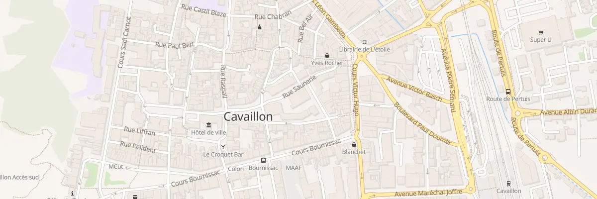 Plan du 62 Rue Saunerie à Cavaillon