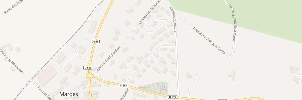 Plan du 145 Rue des Romarins à Margès