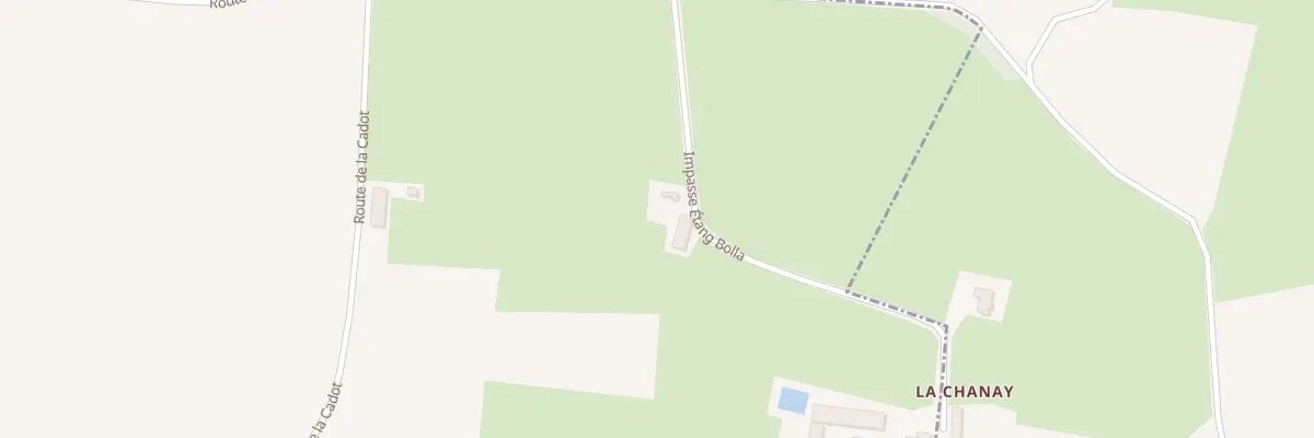 Plan du 308 Imp Etang Bolla à Chanoz-Châtenay