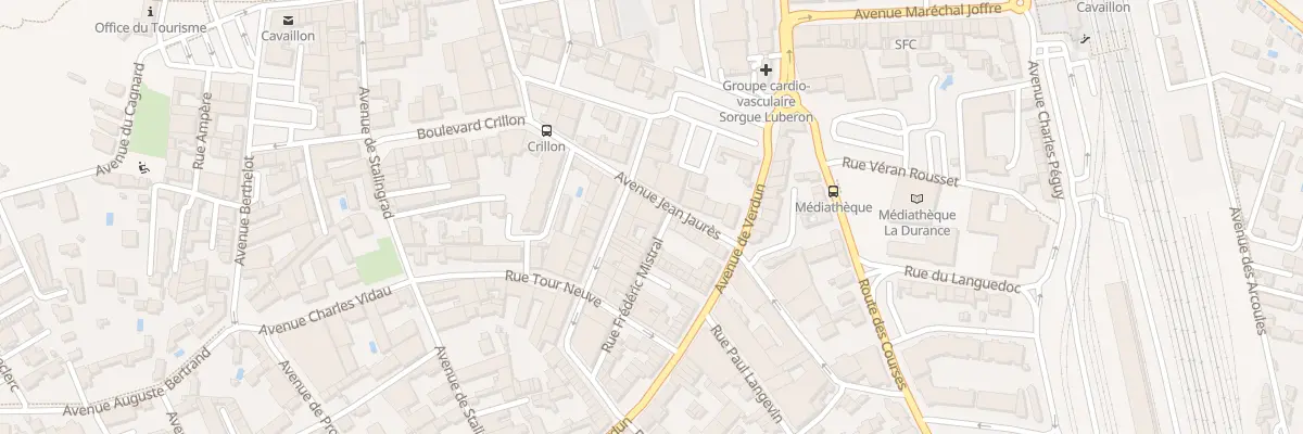 Plan du 4 Rue Frédéric Mistral à Cavaillon