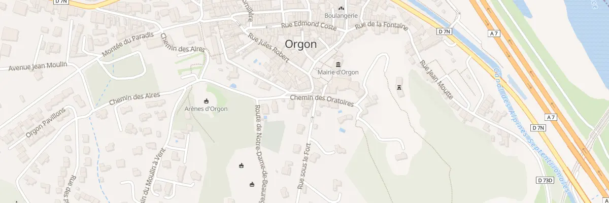 Plan du 4 Chem des Oratoires à Orgon
