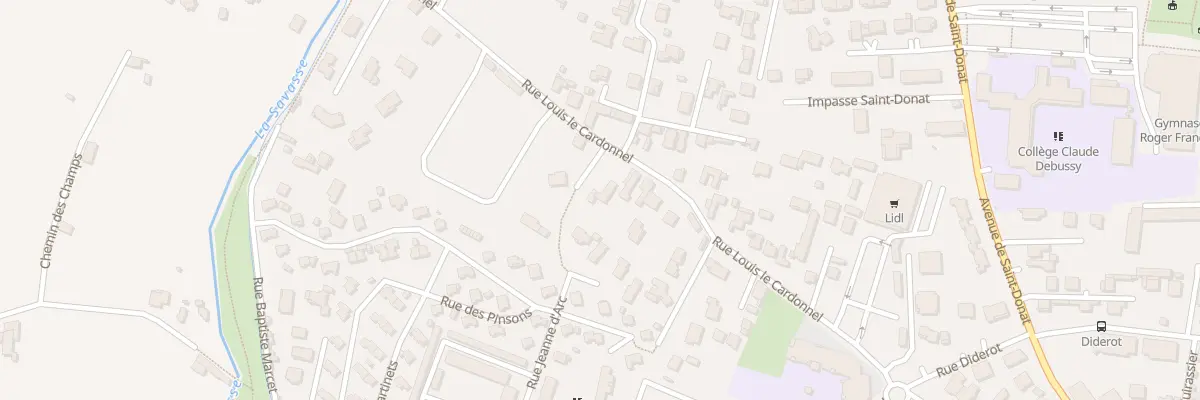 Plan du 47 Rue Louis le Cardonnel à Romans-sur-Isère