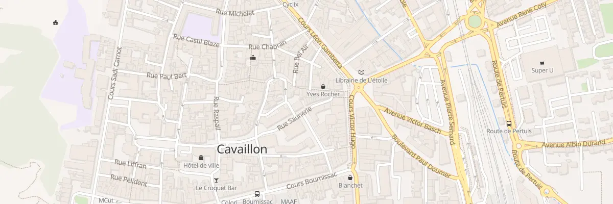 Plan du 101 Rue Saunerie à Cavaillon