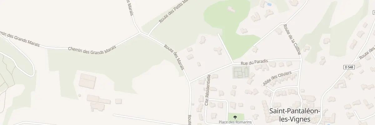 Plan du 326 Rte des Marais à Saint-Pantaléon-les-Vignes