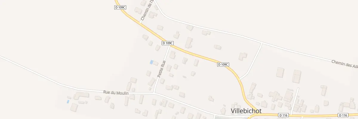 Plan du 8 Rue Saint Bernard à Villebichot
