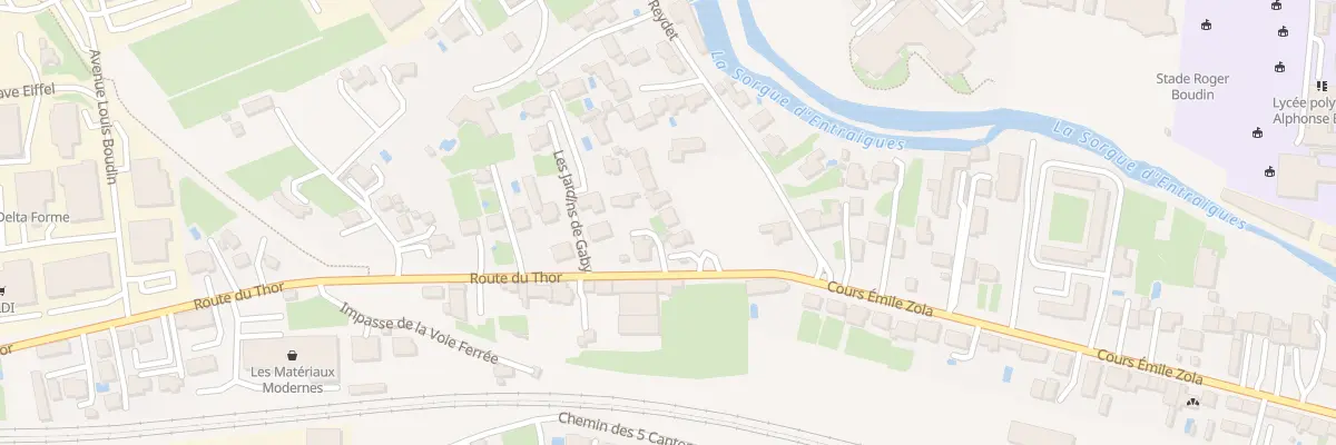 Plan du 612 Rte du Thor à L’Isle-sur-la-Sorgue